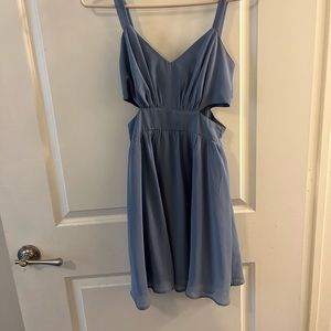 Never worn, light blue dress